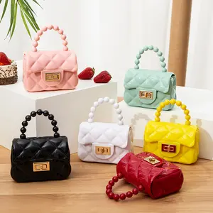 Candy Colors Mini Jelly Taschen Damen Hot Sale Mini Handtaschen Mädchen Mode Lippenstift Geldbörsen für junge Dame