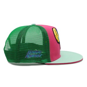 Individuell bestickte 3D-Logo Flat Brim <span class=keywords><strong>Snapback</strong></span> Trucker Cap im Hip-Hop-Stil mit Mesh und individuellem Logodruck - Product Image 2