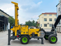 Foreuse hydraulique tractable YKT-230 pour puits d'eau, 230 m, alimentée au diesel, pour forage de roches, haute efficacité
