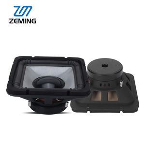 YFH-1400 Zeming 10 "Sub <span class=keywords><strong>Square</strong></span> doppia bobina vocale Subwoofer 400 watt RMS 4 ohm altoparlante per bassi per auto Subwoofer quadrato - Product Image 2