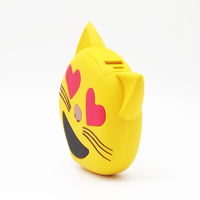 DY-001 personnalisé nouveau Design dessin animé Animal Mini Portable Powerbank forme de chat chargeur de batterie de téléphone portable universel 5200mah