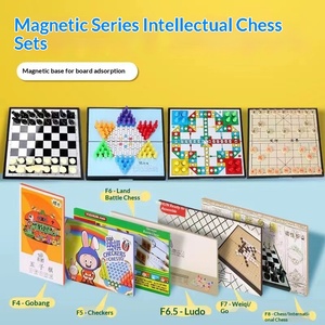 Gioco da Tavolo Magnetico Pieghevole in Plastica, Go, Gomoku, <span class=keywords><strong>Dama</strong></span>, Scacchi, Gioco <span class=keywords><strong>di</strong></span> Intelligenza, Disponibile in Magazzino - Product Image 2