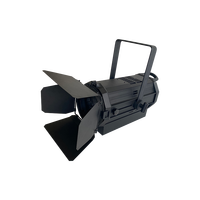 Projecteur OEM 200 watts CRI>95 à zoom focalisable, éclairage doux Fresnel, action automatique, spot et faisceau, pour écoles, universités, églises, studios