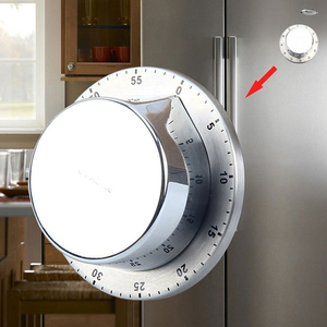 Magnetic Kitchen <b>Timer</b> Stainless Steel <b>Timer</b> Baking Reminder for Learning Time Management Mechanical Alarm Clock - Product Image 6