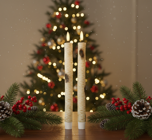 Bougies en cire sans flamme coniques faites à la main de qualité supérieure pour la décoration intérieure, les fêtes, Noël, mariages, Halloween, la Saint-Valentin, Pâques, anniversaires - Product Image 2