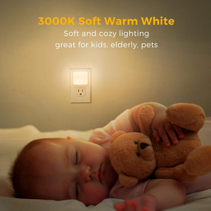 Mini Lámpara Nocturna LED Cuadrada Ultrafina de 0.3W <span class=keywords><strong>con</strong></span> Sensor de Luz, Enchufable, para Bebés y Niños - Product Image 3