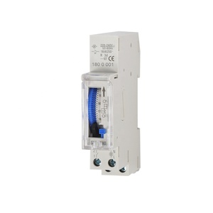 Minuteur mécanique analogique 24 heures SUL180A 220V 16A à piles, montage sur rail DIN pour accessoires solaires - Product Image 4