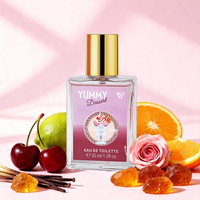 Crema de Muffin con Aroma a Leche, Miel, Vainilla, Praliné, Caramelo y Musk, 30 ml, 1.0 fl oz, Spray Edp, Bruma Perfumada con Aroma a Comida, Perfume para Mujer