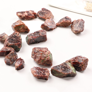 Piedra Natural <span class=keywords><strong>de</strong></span> alta calidad, granate, cristal rugoso, venta al por mayor - Product Image 3