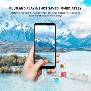 Chất lượng cao Robot Cube u401 Bạc usb3.2 + Sét 32GB U đĩa 128GB Công suất 64GB 16GB tùy chọn kim loại USB Flash Drives USB 2.0 - Product Image 5