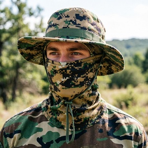 Chapeau tactique personnalisé à imprimé guépard avec cagoule intégrée, protection UV, camouflage, pour la pêche <span class=keywords><strong>et</strong></span> les activités <span class=keywords><strong>de</strong></span> plein air - Product Image 3
