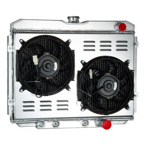 Gtgmoto พัดลมหม้อน้ำ3แถวสำหรับ <span class=keywords><strong>Ford</strong></span> <span class=keywords><strong>Mustang</strong></span> Cougar ปรอท <span class=keywords><strong>V8</strong></span> 1967-1970 - Product Image 1