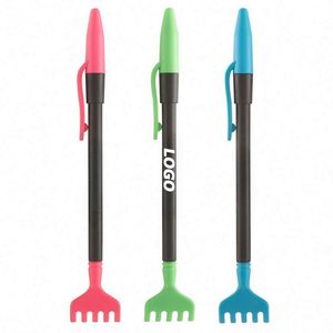 Masajeador de espalda y cuero cabelludo telescópico portátil de plástico duradero personalizado, diseño extensible para hombres y mujeres, herramienta de masaje para alivio. - Product Image 2