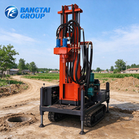 Foreuse hydraulique rotative diesel montée sur chenilles de 200 m pour puits d'eau souterraine – Idéale pour les projets de forage de nappes phréatiques