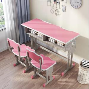 Thiết Bị Trường Học Đồ Nội Thất 2 CHỖ NGỒI Hai Người Bàn Học Sinh Bộ Bàn Và Ghế Học Sinh Lớp Học Điều Chỉnh Được - Product Image 3