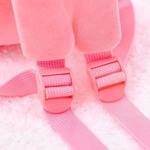 Sac à dos <span class=keywords><strong>licorne</strong></span> détachable en gros B973, jouet en peluche pour tout-petit, peluche personnalisée, maternelle, jardin d'enfants, sac à dos rose pour tout-petit - Product Image 3