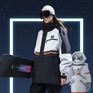 Veste de ski personnalisée pour hommes, manteau de neige imperméable, coupe-vent de montagne, veste de <span class=keywords><strong>snowboard</strong></span> respirante avec capuche, vêtements de ski et de neige - Product Image 5