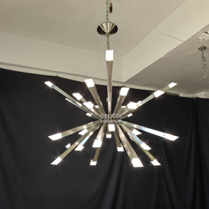 Lustres contemporains à LED, lampes suspendues personnalisées pour salon, éclairage décoratif - Product Image 1