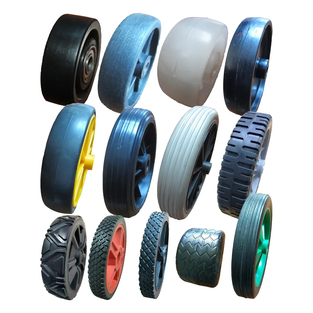 Kleine Rubber 8 Inch Voor Speelgoed Vervanging Plastic Speelgoed Wielen 8 Inch Tuin Wandelwagen Wielen Kinderen Bike Tyre