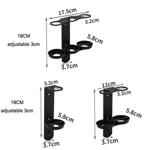 Khách sạn phòng tắm có thể điều chỉnh vòi hoa sen dầu gội giữ chai thép không gỉ cho chai Khác nhau Tay xà phòng Dispenser vật liệu kim loại - Product Image 4