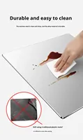 Support de souris pour ordinateur portable, support de bureau en alliage d'aluminium, accessoire informatique pour la maison et le bureau, tapis de table pour jeux électroniques, style créatif, stock