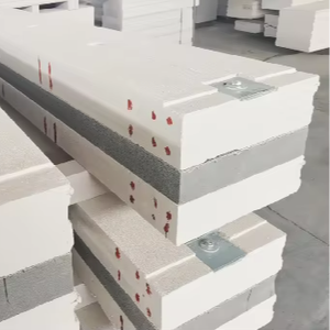 Panel Sándwich SIP para Paredes de Casas Prefabricadas, Aislante, Resistente al Fuego y al Agua, Ecológico y Contemporáneo, No Metálico - Product Image 3