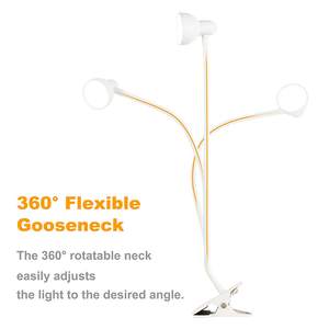 Clip sur la lumière <span class=keywords><strong>lampe</strong></span> de lecture 3000-6500K 10 niveaux de luminosité <span class=keywords><strong>pince</strong></span> lumière LED <span class=keywords><strong>lampe</strong></span> de bureau Flexible col de cygne <span class=keywords><strong>livre</strong></span> lumière - Product Image 4