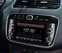 Autoradio DVD universel pour Fiat Linea 2012-2019 Punto 2012-2019 avec navigation GPS, écran de l'autoradio
