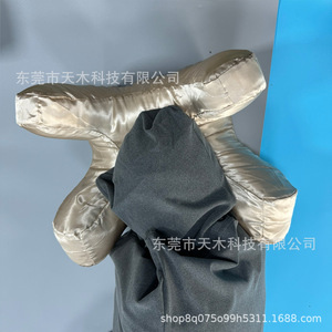 U Shape Cotton Filled Neck Pillow For Cervical Support Beauty Sleep Pillows Solid Color Machine Washable - Product Image 3