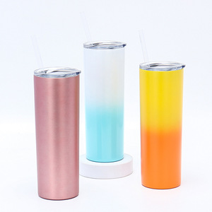 Stainless Steel Tumbler Round <b>Large</b> Capacity Insulated Travel <b>Mug</b> With Sports Straw Q17 - Product Image 2