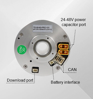 Ethercat aktuator robot dengan DC Motor harmonis Drive FOC kontrol Closed-loop tertutup dengan rem elektromagnetik untuk robot