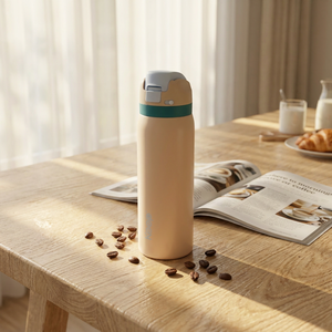 EVERSHINE Bottiglia Termica Moderna Portatile in Acciaio Inox 304 a Doppia Parete, Grande Capacità 500ml, Mantiene la Temperatura per 6-12 Ore - Product Image 1