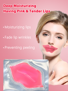 Masques pour les lèvres en cristal de collagène, masques pour les lèvres roses pour hydrater, nourrir, anti-âge et anti-rides, patchs pour les lèvres en gel - Product Image 4