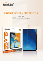 MIETUBL Protection d'écran en verre trempé 9-11,5 pouces 9H anti-rayures anti-traces de doigts HD transparente pour iPhone Samsung Tablette