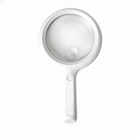 30X 60X High Power Illuminated USB Rechargeable Handheld Magnifying Glass for Reading Inspection Jewelry Hobby