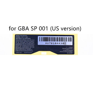 Nhãn mới trở lại nhãn dán thay thế cho GB trước <span class=keywords><strong>SP</strong></span> cho bảng điều khiển trò chơi <span class=keywords><strong>GBA</strong></span>/<span class=keywords><strong>GBA</strong></span> <span class=keywords><strong>SP</strong></span>/GBC/GBP - Product Image 4