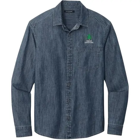 Advertising Long Sleeve Perfect Denim Men's Shirt