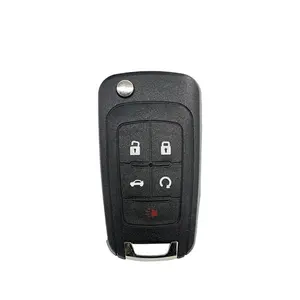 5 Button Folding Car Flip Remote Control Key Case Shell For Chevrolet Cruze Equinox Sonic Malibu Holden Commodore uncut blade