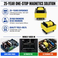 Transformateur haute fréquence EE65 à semi-conducteurs pour alimentation de centre de données, transformateur 220V vers 48V