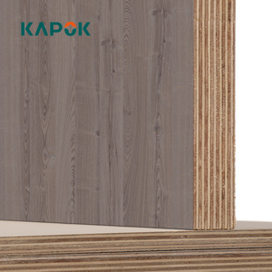 Panneau Hmr en mélamine KAPOK America, couverture de texture 3D en bois de qualité supérieure, application d'armoire en contreplaqué, 15 mm - Product Image 6