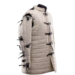Auténtica chaqueta medieval Akteon Unisex Vintage Gambeson abrigo grueso acolchado tela de algodón armadura 100% algodón disponible al por mayor - Product Image 1