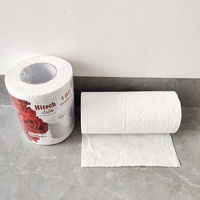 Haute qualité 2ply pâte de bois vierge pour usage quotidien Mage rouleau gros rouleaux de papier toilette