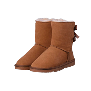 Women's Designer Luxury Midi Bowknot <b>Boots</b> PVC Outsole PU Insole Thermal Winter <b>Snow</b> <b>Boots</b> Cushioning for <b>Girls</b> Ladies Wholesale - Product Image 1