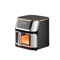 Freidora de aire caliente programable eléctrica digital de 1800W con capacidad de volante de aire de acero inoxidable 8l 10l