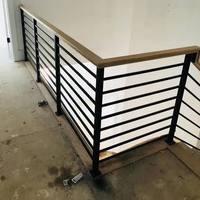 Balustrade extérieure contemporaine DBM en acier inoxydable massif, résistante à la rouille, pour hôtels, villas, escaliers, centres commerciaux - Garantie 5 ans