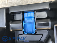 Couvre-palette en plastique MIP à feuille unique, réutilisable, pour conteneurs en vrac, emballages de type manchon pour Smart Box