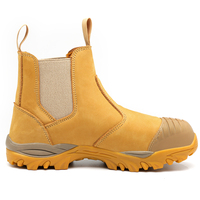 Botas DE TRABAJO DE SEGURIDAD DE CUERO nobuck cementado antideslizantes transpirables para hombres