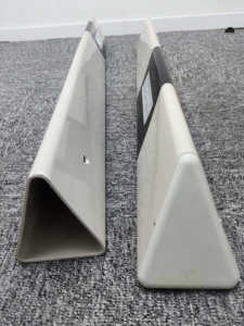 Postes delineadores de PVC de carril de <span class=keywords><strong>carretera</strong></span> de fibra de vidrio baratos, guía triangular de advertencia de seguridad de tráfico, delineadores de cono de tráfico - Product Image 4