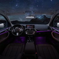 17 Source de lumière illuminée Car Styling LED Lumière ambiante pour BMW X3 2018-2021