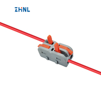 SPL-2MN 2 en 2 sorties fil universel sans vis rapide connexion de fil connecteur de câble terminal à sertir connecteurs de fil enfichables faciles